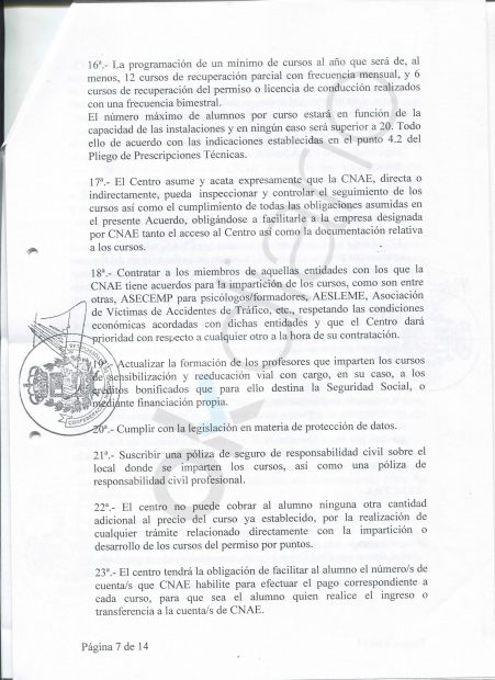 Báez cobró 800€ a 600 autoescuelas para concurrir con CNAE al concurso de la DGT y no fueron elegidas