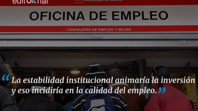 El empleo sigue de fiesta