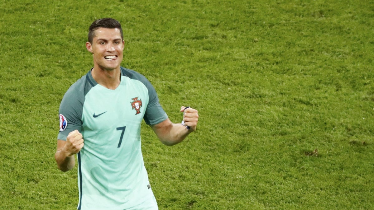 Cristiano celebra el pase de Portugal a la final. (Reuters)