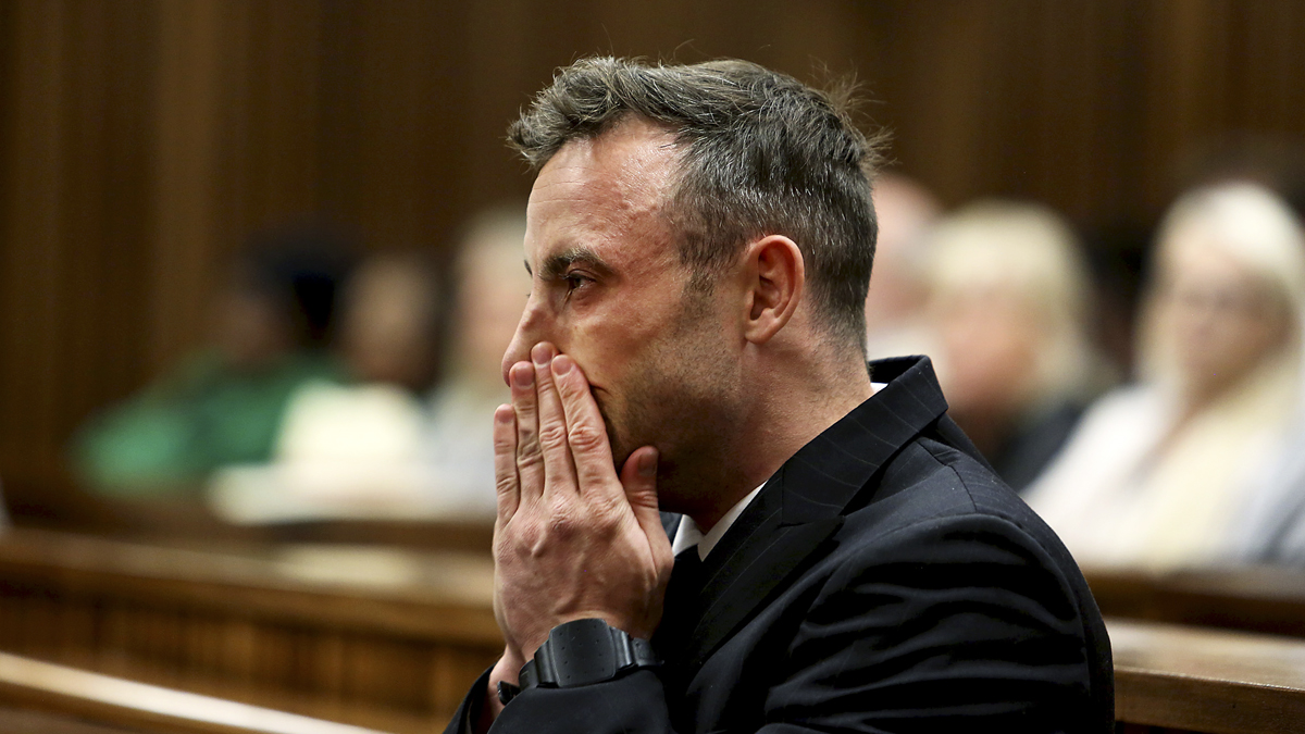 Oscar Pistorius, en el juicio. (Foto: AFP)