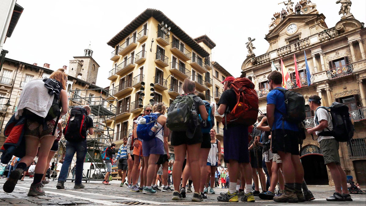 Plaza Consistorial de Pamplona. (Foto: EFE)