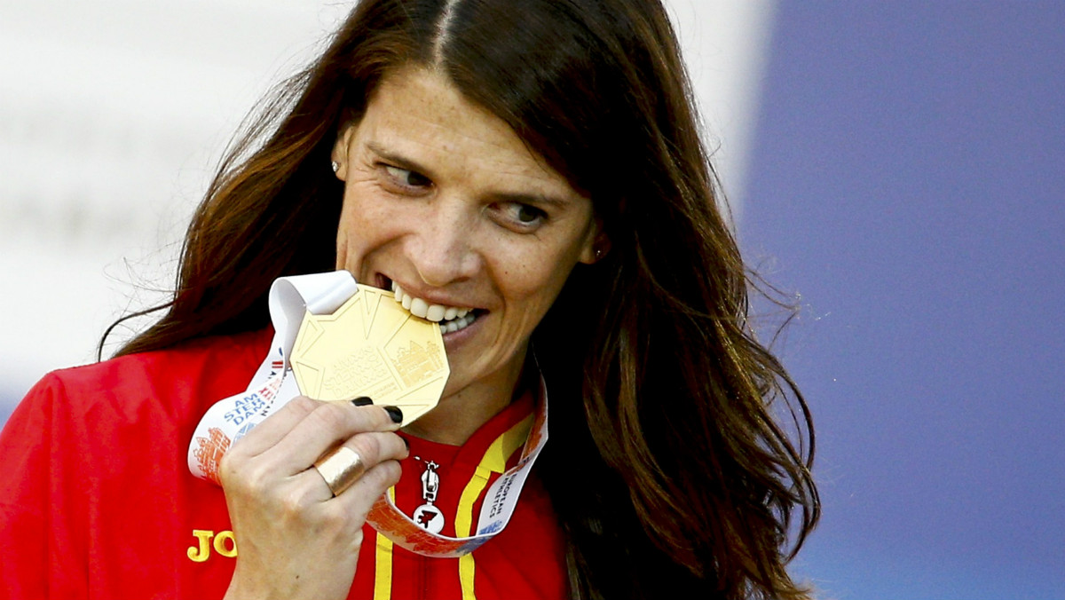 Ruth Beitia campeona de Europa de atletismo. (Getty)