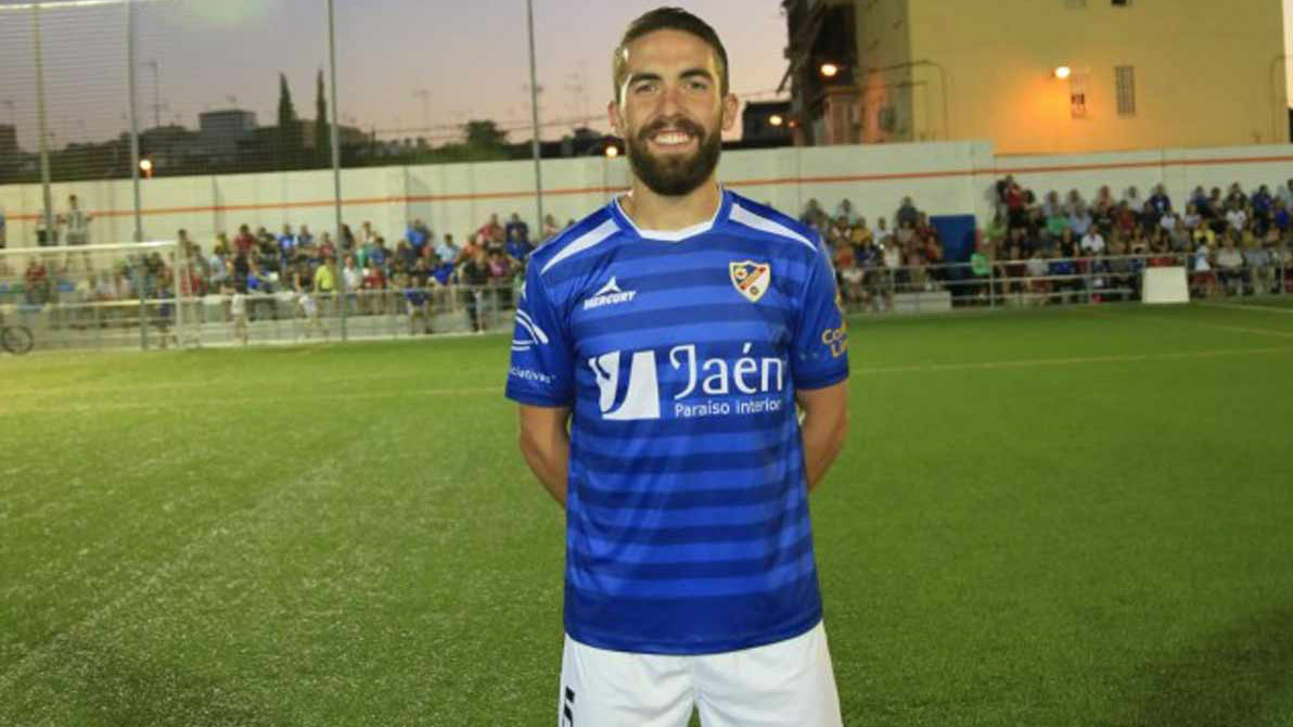 Fran Carles, jugador del Linares Deportivo. (Foto: Linares Deportivo)