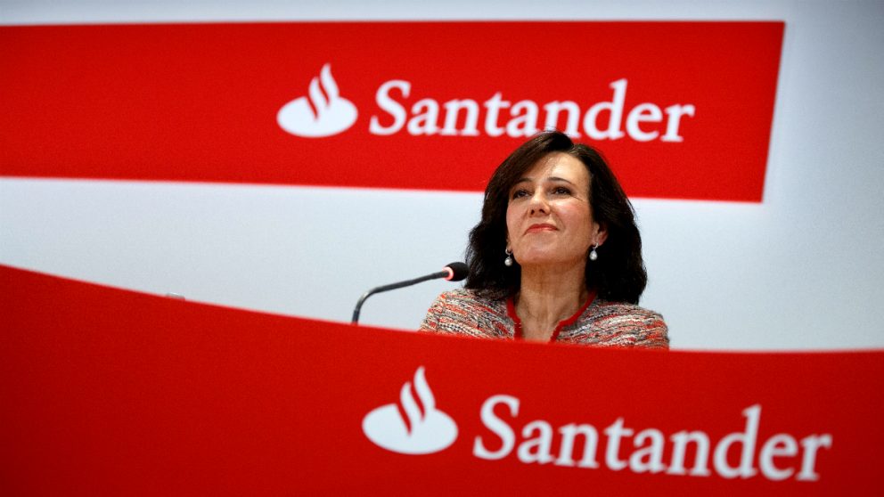 La presidenta del Banco Santander, Ana Patricia Botín Foto: GETTY)