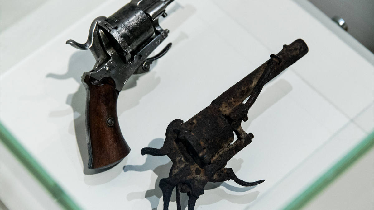 Arma con la que Van Gogh se habría suicidado. (Foto: AFP)