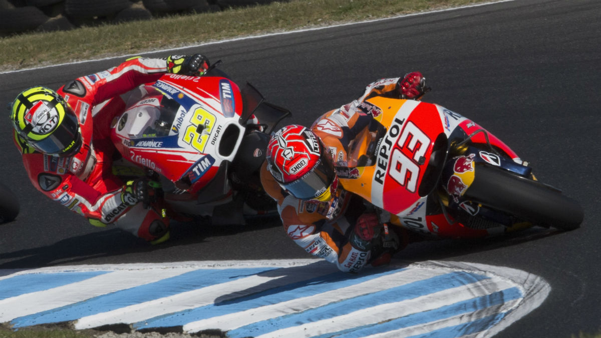 Ducati y Honda andan a la gresca por el asunto de la prohibición de las alas en 2017. (Getty)