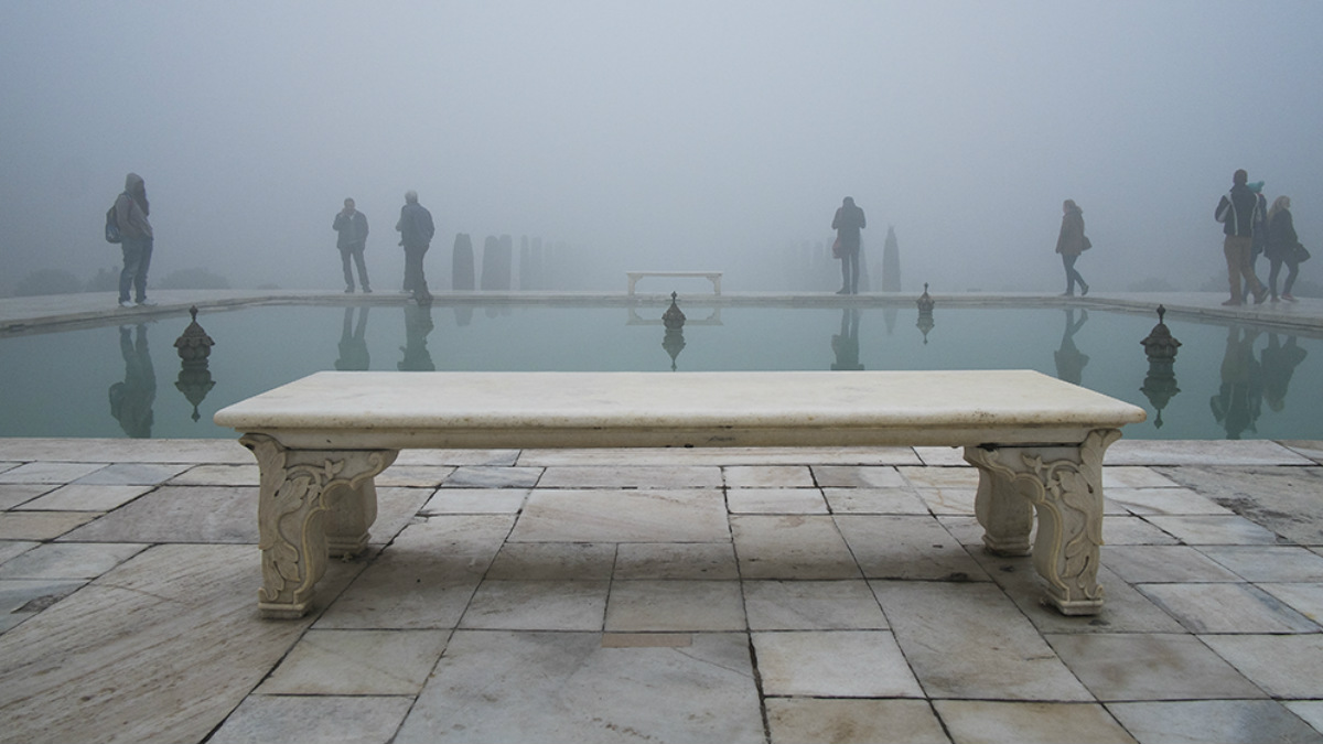 Esta es la vista que se puede disfrutar si se le da la espalda al imponente Taj Mahal de la India. (Foto: Oliver Curtis)