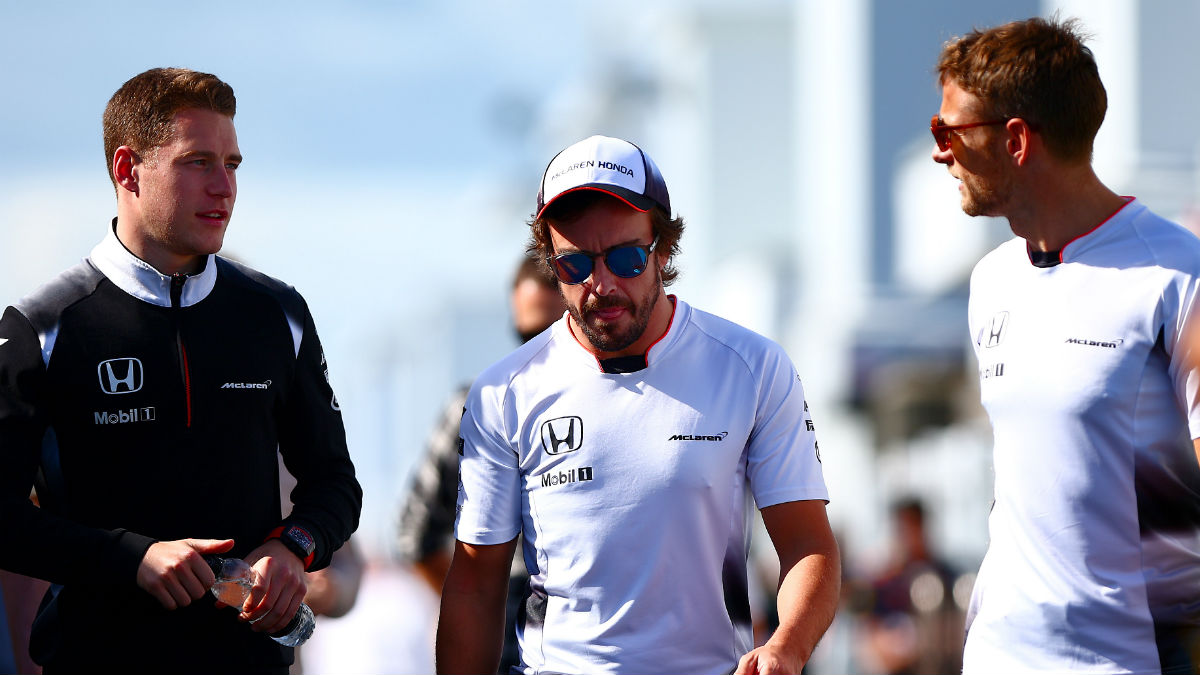 Alonso quiere a Button como compañero en 2017, y no a Stoffel Vandoorne. (Getty)