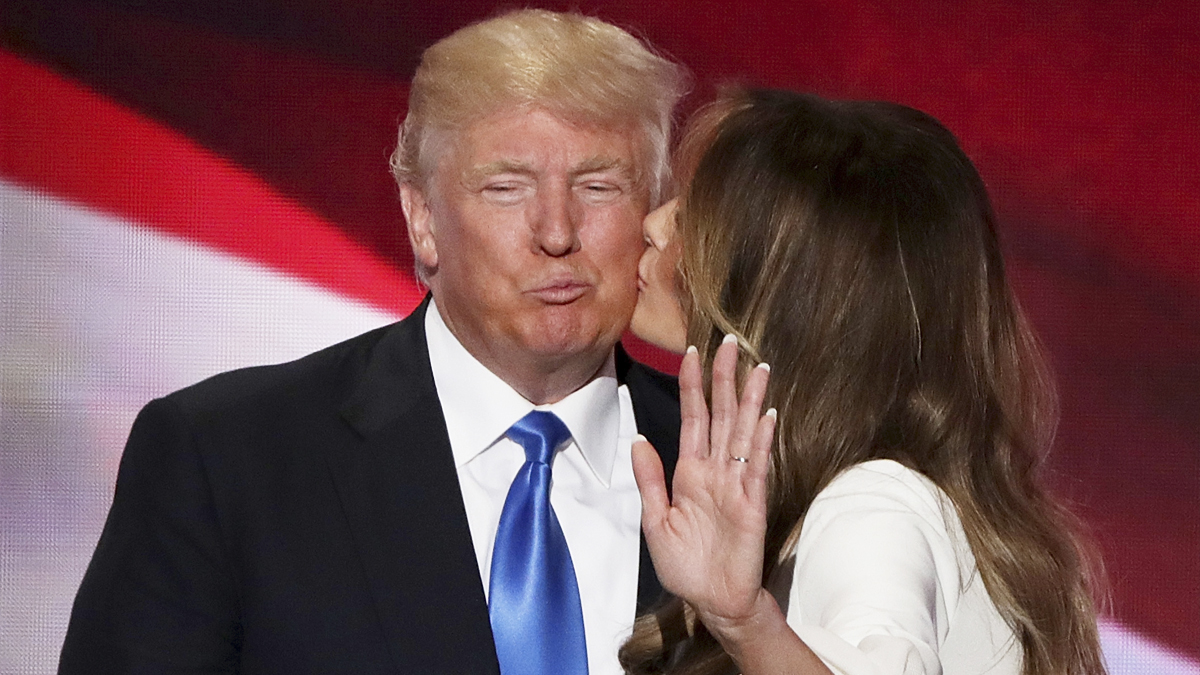 Melania y Donald Trump. (Foto: AFP)