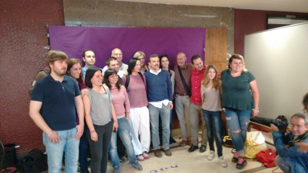 Cúpula de Podemos Madrid en su último congreso. (Foto: OKDIARIO)