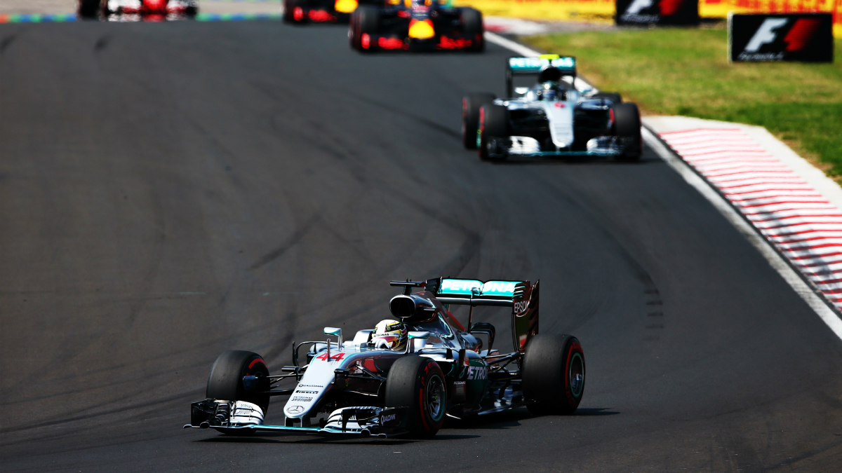 Lewis Hamilton se impuso en el GP de Hungría. (Getty)