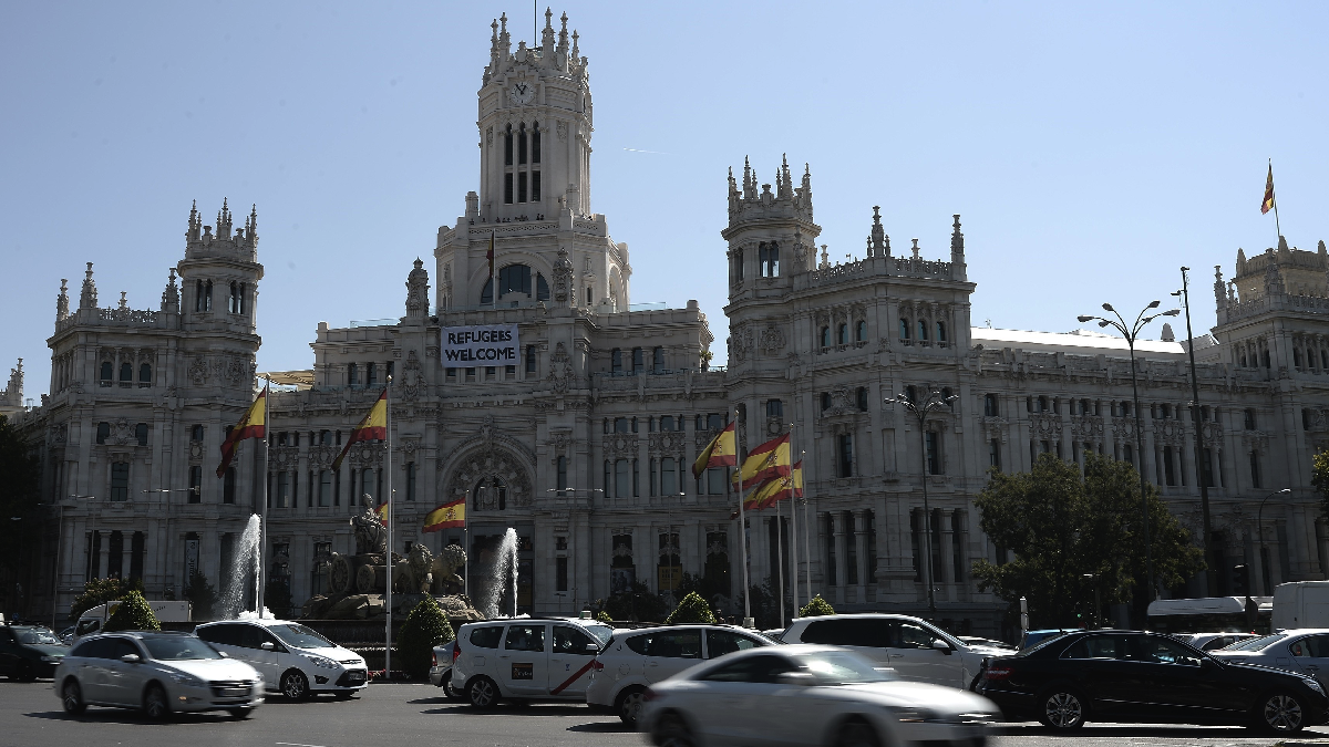 Ayuntamiento de Madrid en su sede del Palacio de Cibeles. (Foto: GETTY)