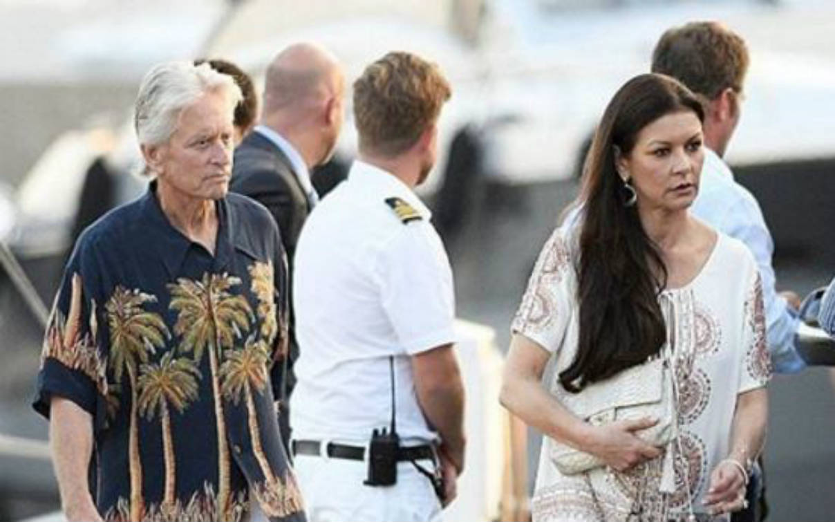Catherine Zeta Jones y Michael Douglas (Instagram)
