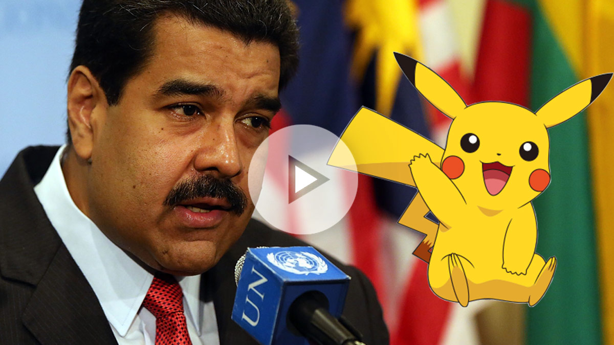 Nicolás Maduro la toma ahora con Pokémon.