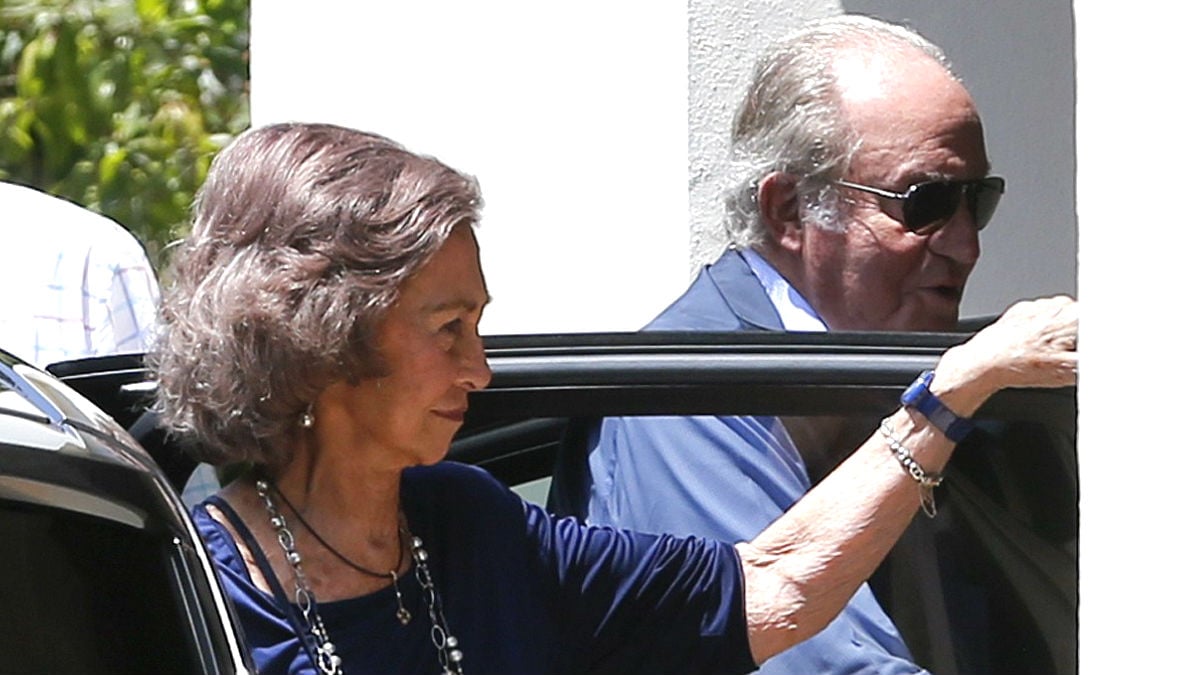 Don Juan Carlos y Doña Sofía este sábado en Mallorca (Foto: Efe).