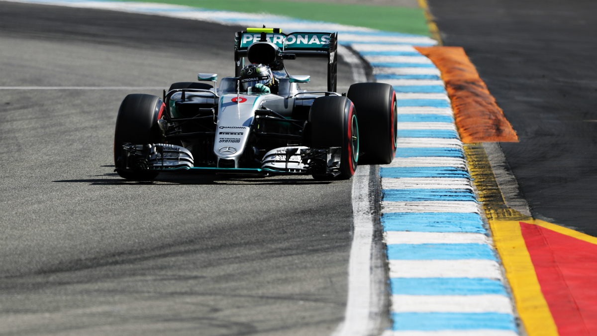 Nico Rosberg se hizo con la ‘pole’ en el GP de Alemania. (Getty)