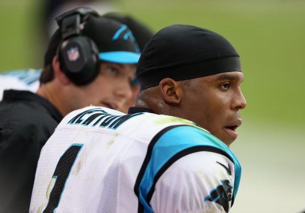  Cam Newton con Carolina Panthers. (Getty)