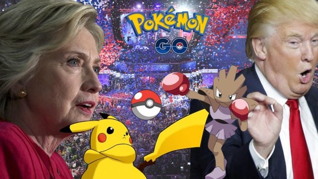 clinton-trump-pokémongo