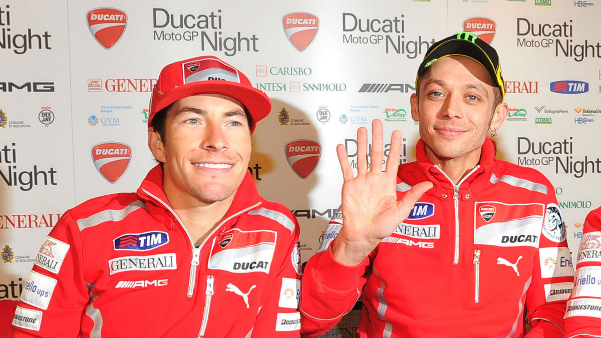Nicky Hayden desea el décimo título de Valentino Rossi. (Getty)