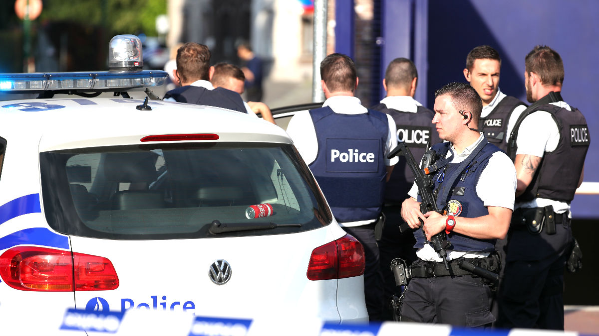 Policías belgas (Foto: AFP).
