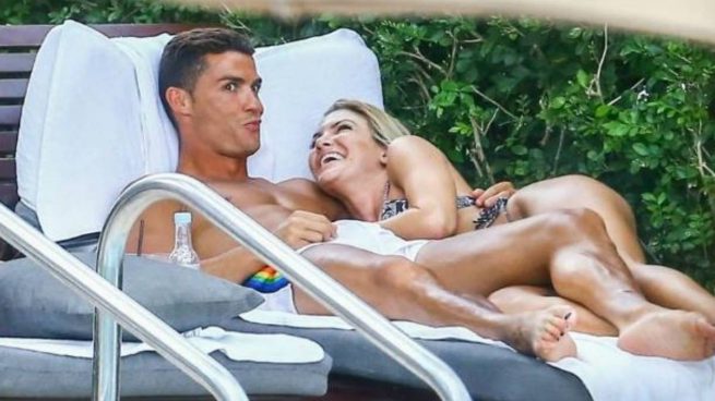 Cristiano Ronaldo con su nueva amiga Cassandre Davis