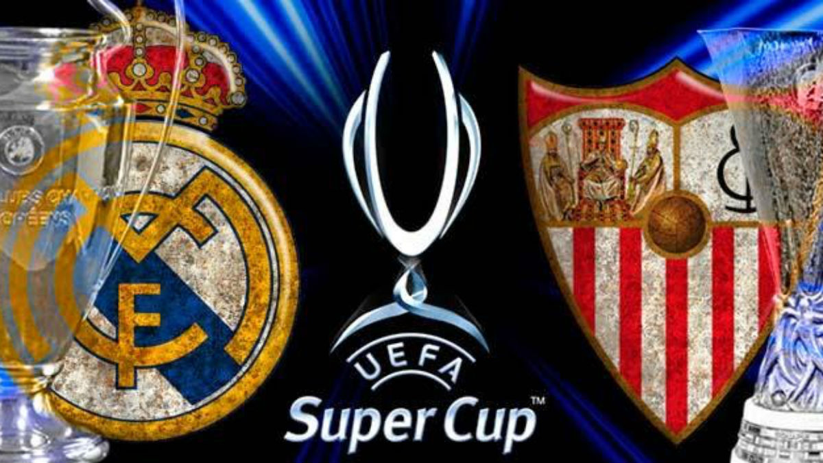 El Real Madrid vs Sevilla por la Supercopa de Europa