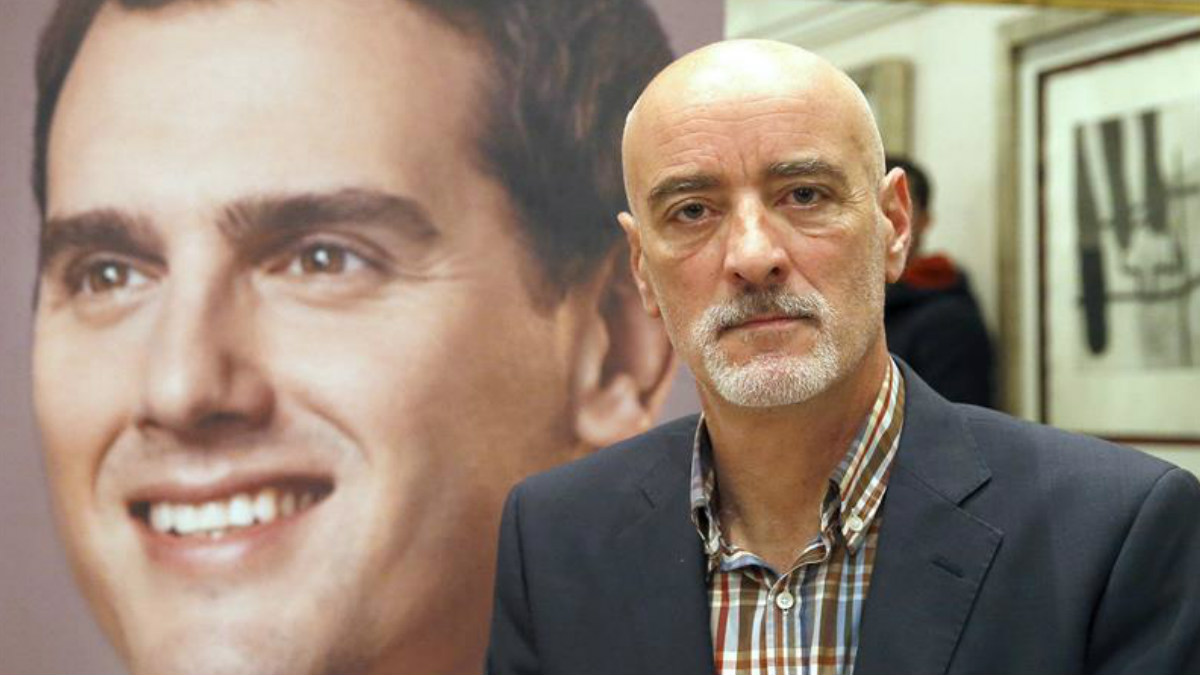El candidato a la Lehendakaritza por Ciudadanos, Nicolás de Miguel. (Foto: EFE)