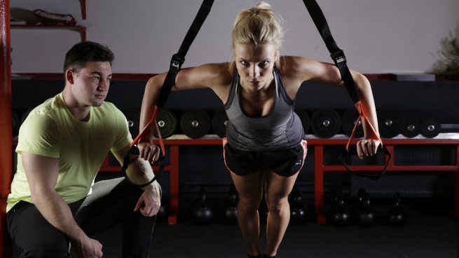 Entrenamiento gimnasio