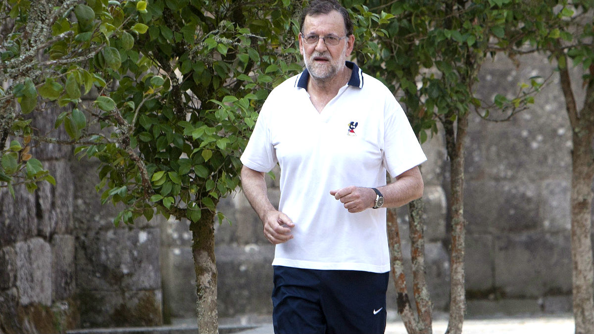 Mariano Rajoy en 2016 en Pontevedra (Foto: Efe).