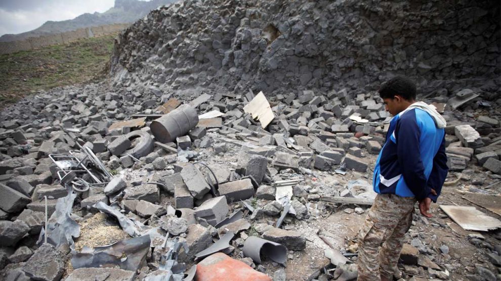 Bombardeos en Yemen. (Reuters)
