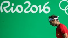 Nadal, en el partido por el bronce ante Nishikori. (Reuters)
