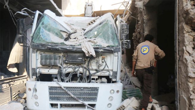 Mueren 15 combatientes en un atentado suicida contra un autobús al norte de Siria