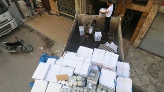 Ayuda humanitaria llega a la ciudad de Alepo en Siria (Foto: Reuters)
