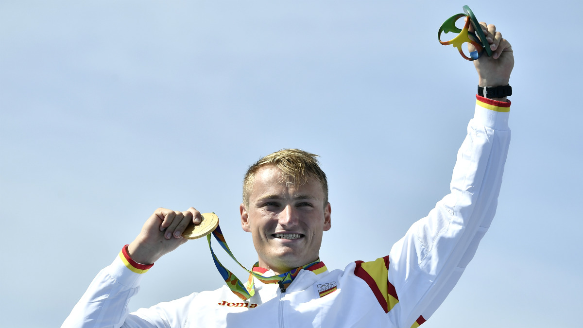 Marcus Walz, oro en K1 en los Juegos de Río. (AFP)