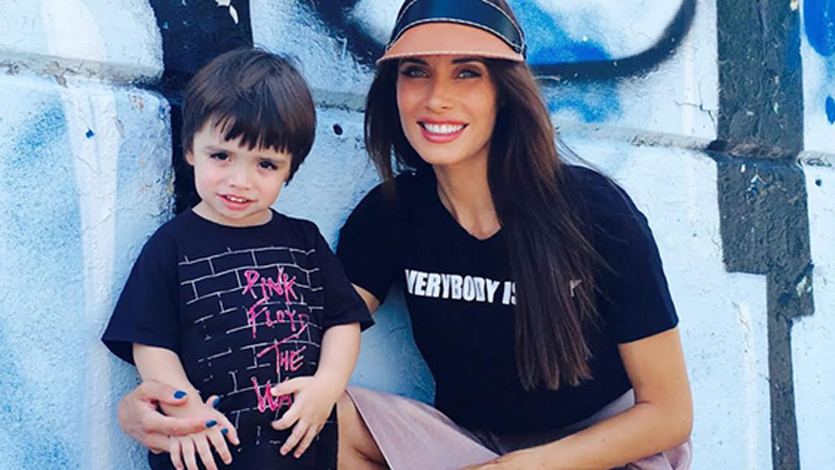 Pilar Rubio se lleva a su hijo al trabajo