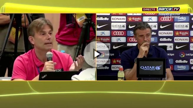 El Barça veta una pregunta sobre Bravo y no permite responder a Luis Enrique