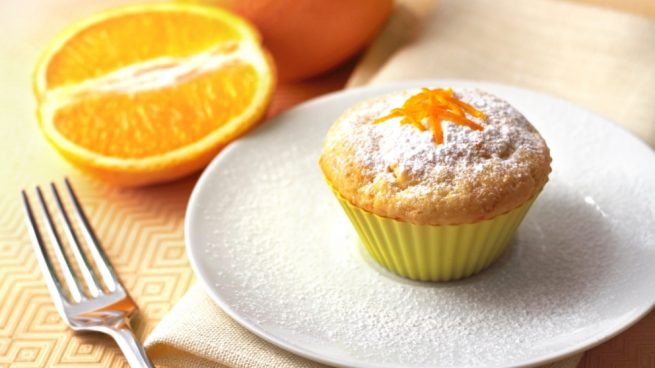 Receta de muffins de naranja y vainilla