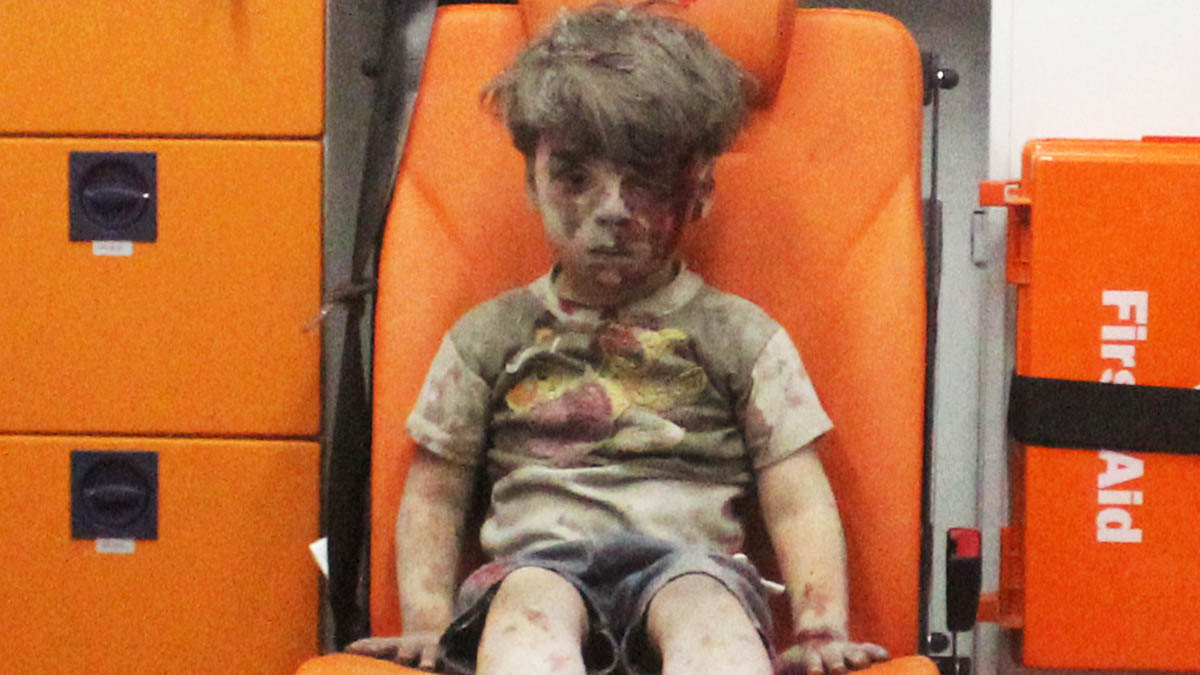 Omran Daqneesh, víctima de la guerra de Siria (Reuters)