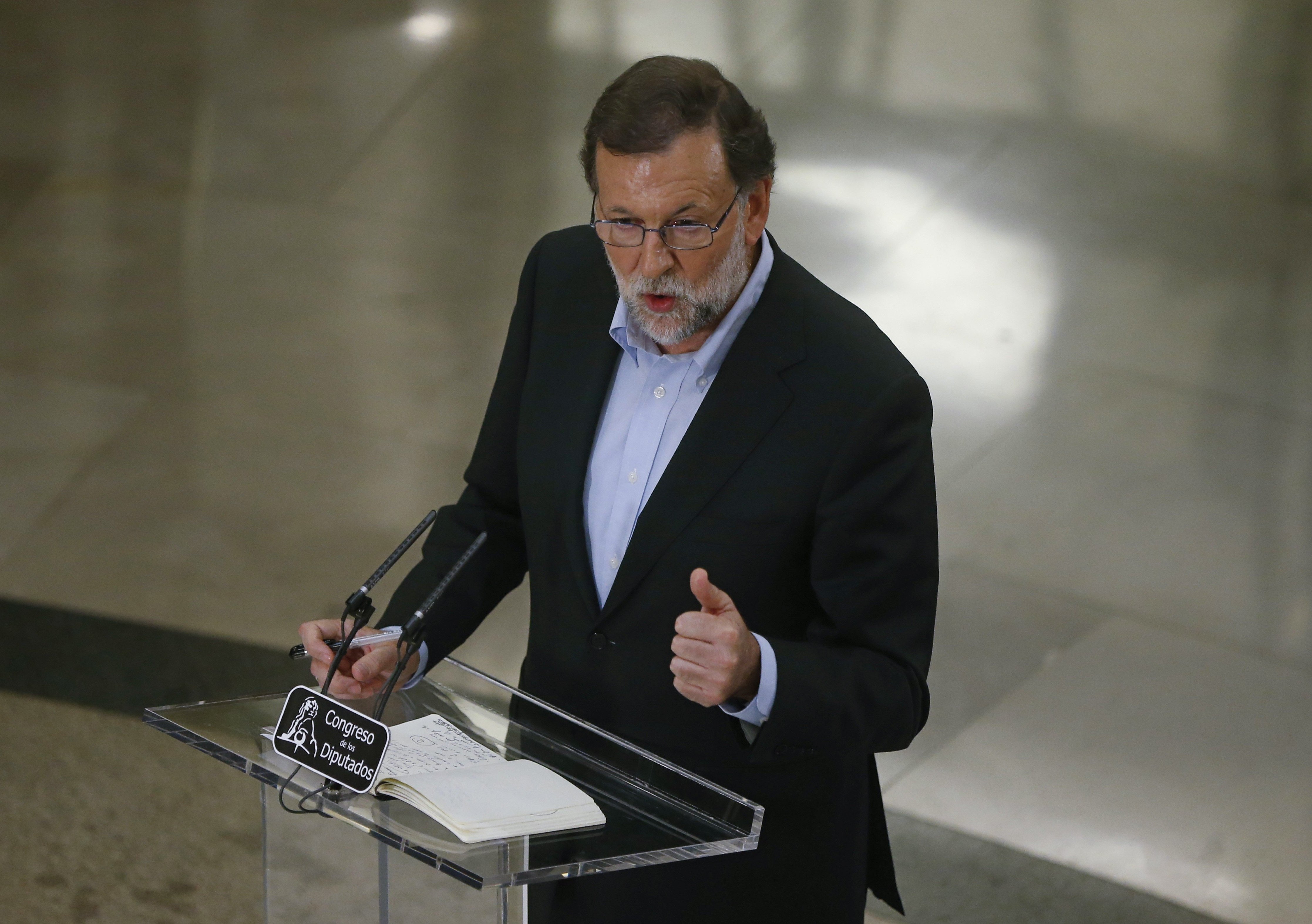 El presidente del Gobierno en funciones, Mariano Rajoy.