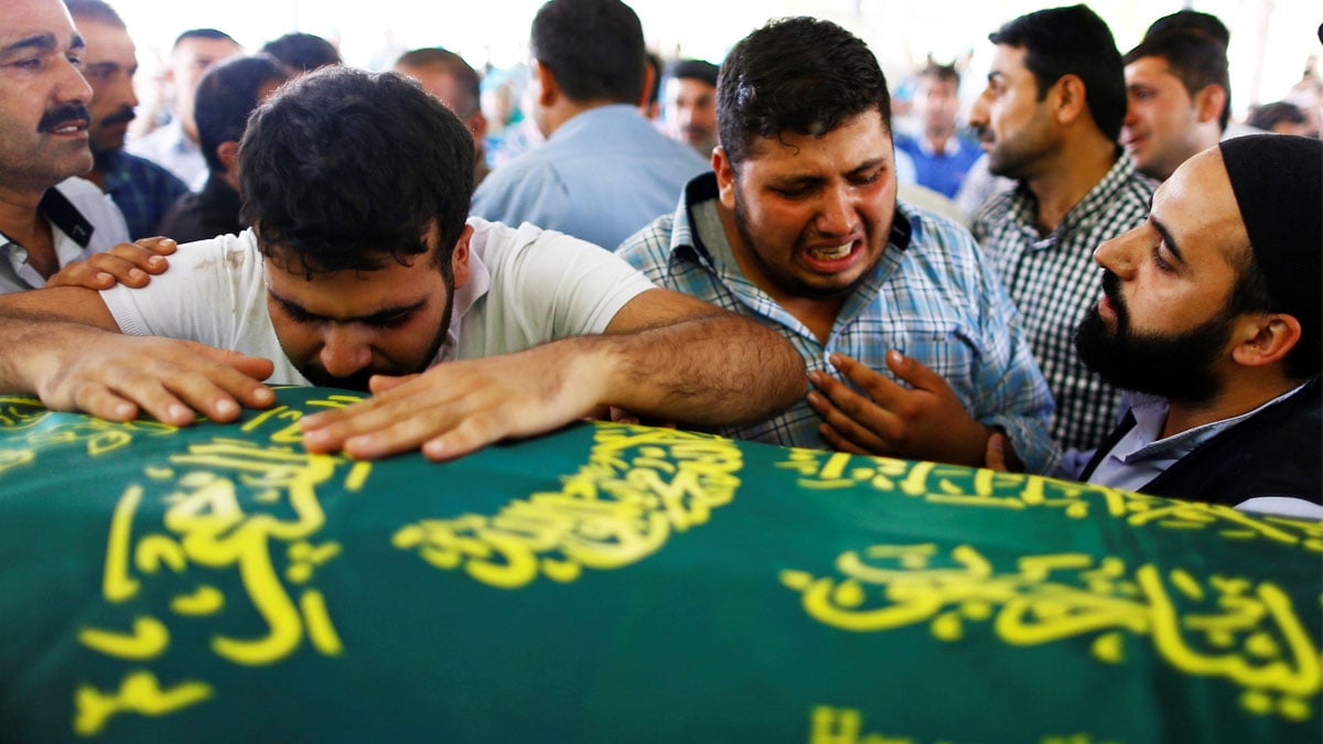 Dolor en Gaziantep, Turquía, por el atentado (Foto: Reuters)