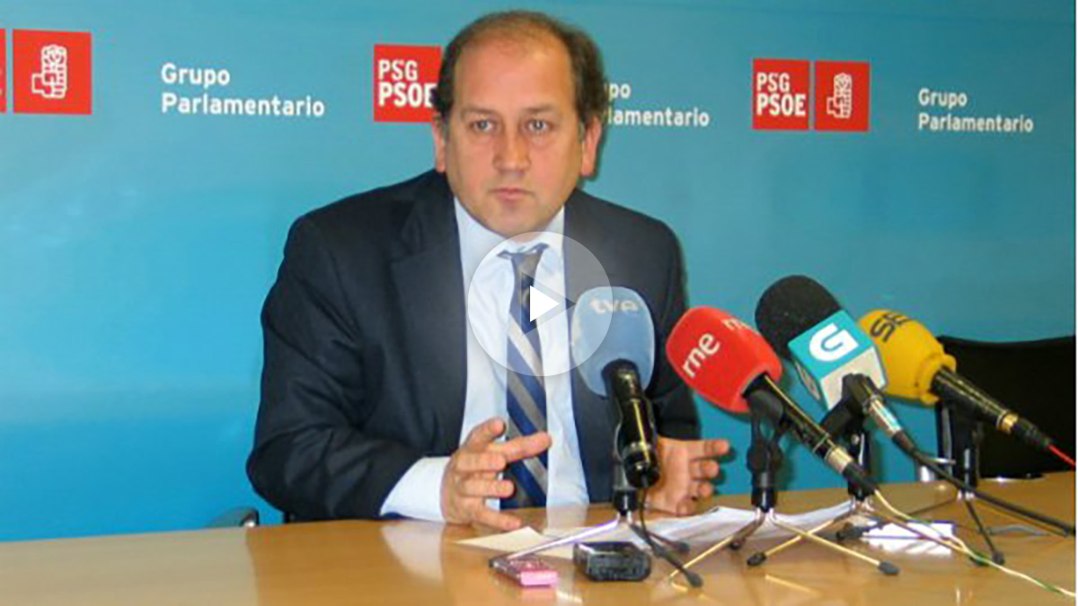 Xoaquín Fernández Leiceaga, nuevo candidato del PSOE gallego a la Xunta. (PSdeG)