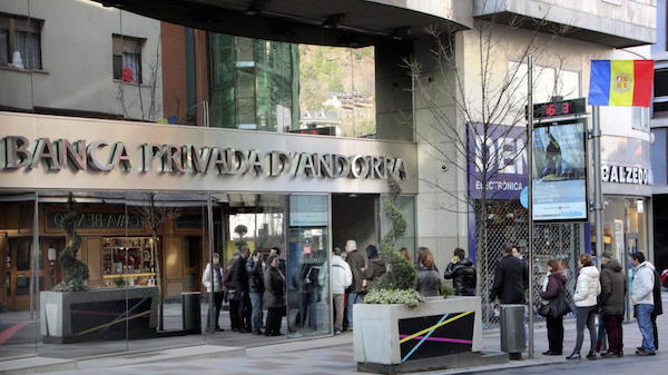 Sucursal de BPA, Banca Privada de Andorra (Foto: Efe).