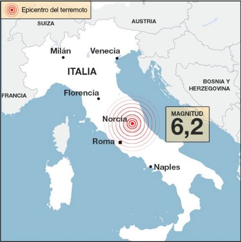 Este ha sido el epicentro del terremoto. (Infografía: Europa Press)