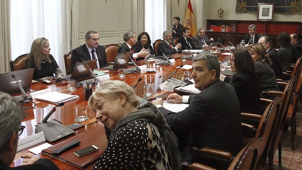 Reunión del Consejo General del Poder Judicial, CGPJ (Foto: Efe).