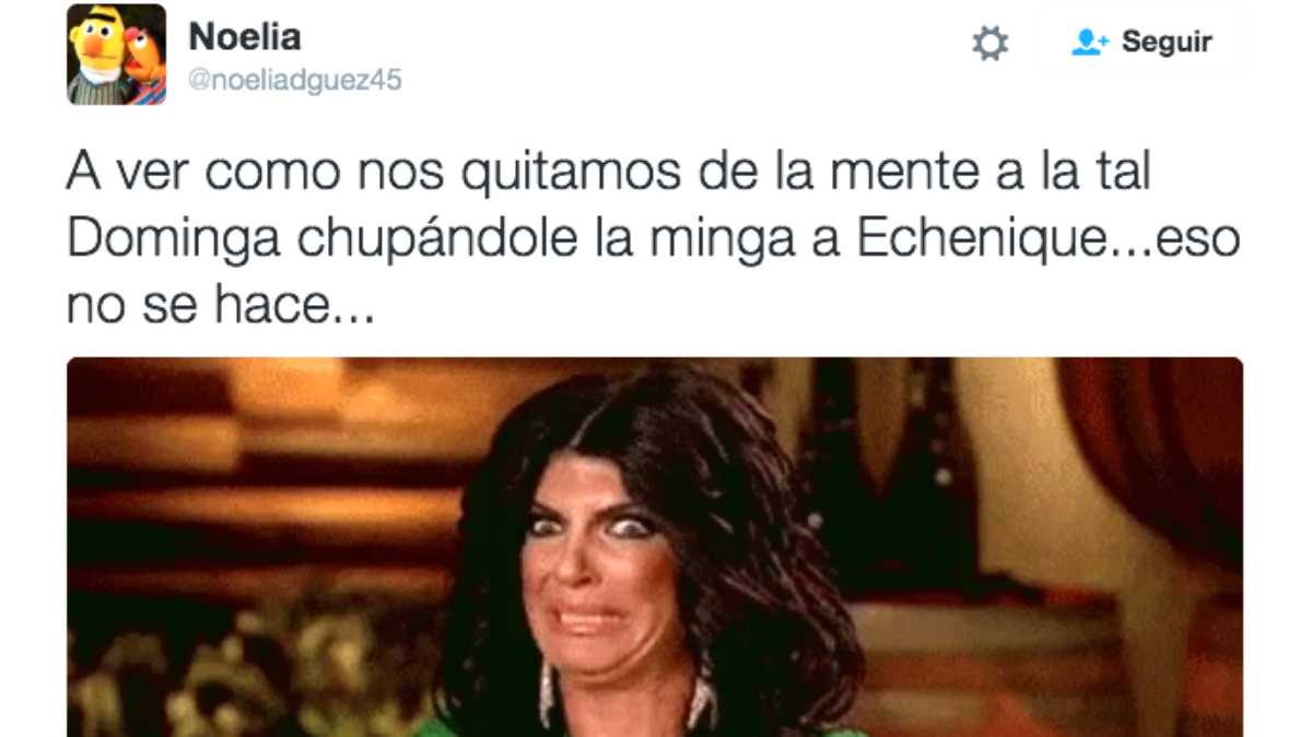 Uno de los tuits inspirados en la canción de Pablo Echenique.