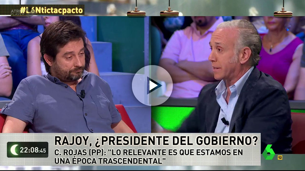 Rafa Mayoral y Eduardo Inda, en La Sexta Noche.