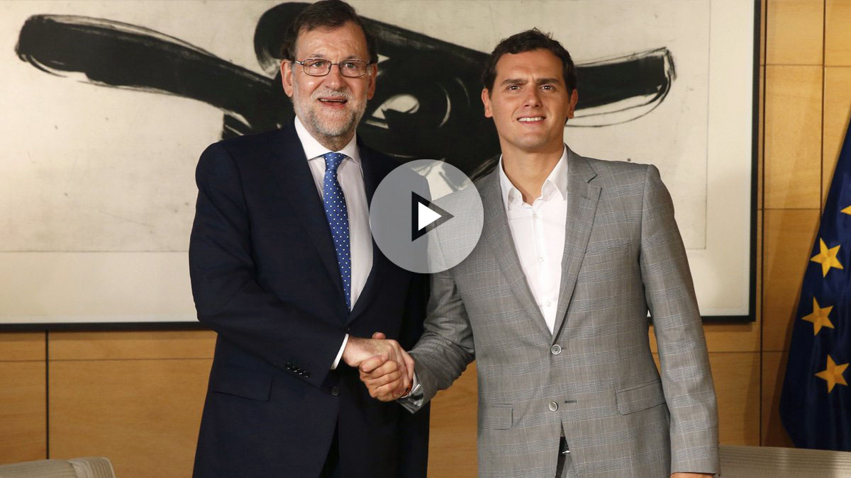 Mariano Rajoy y Albert Rivera. (Foto: EFE)