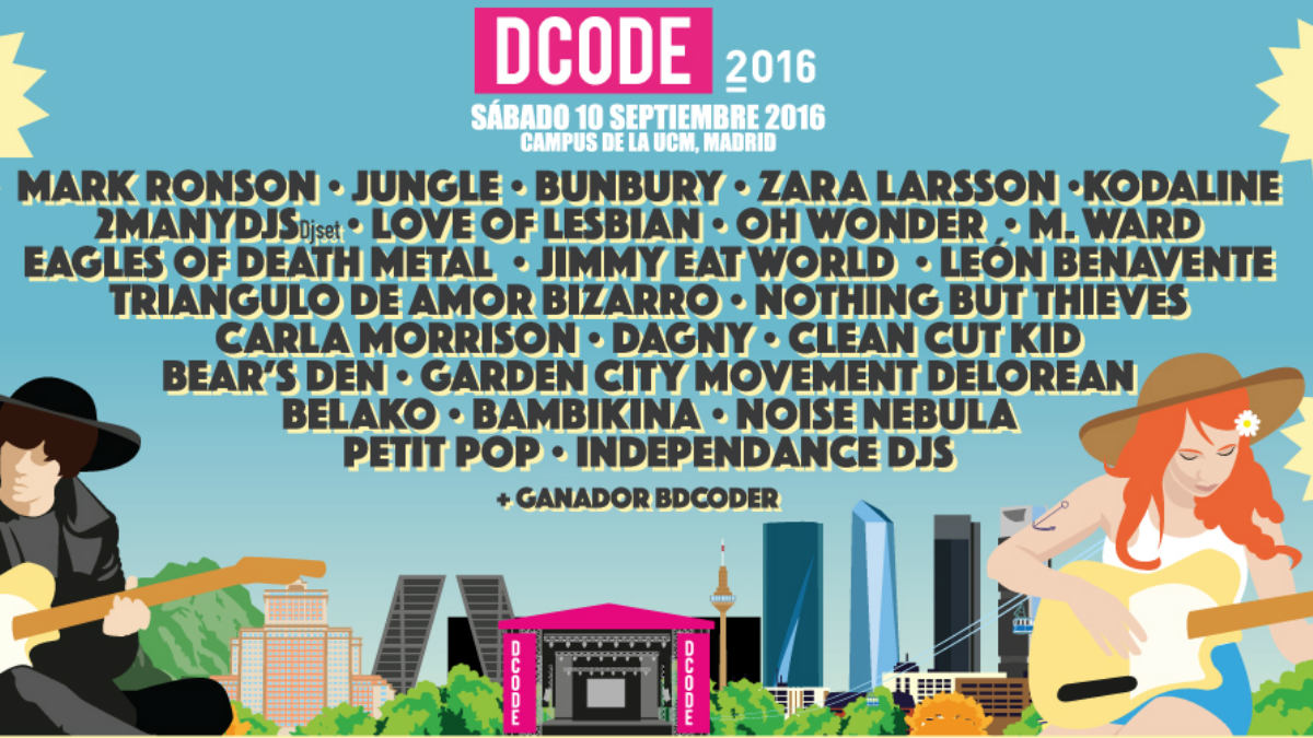 Este es el cartel del Dcode 2016.