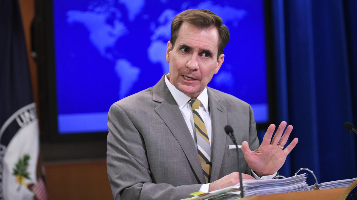 John Kirby, portavoz del Departamento de Estado. (Foto: AFP)