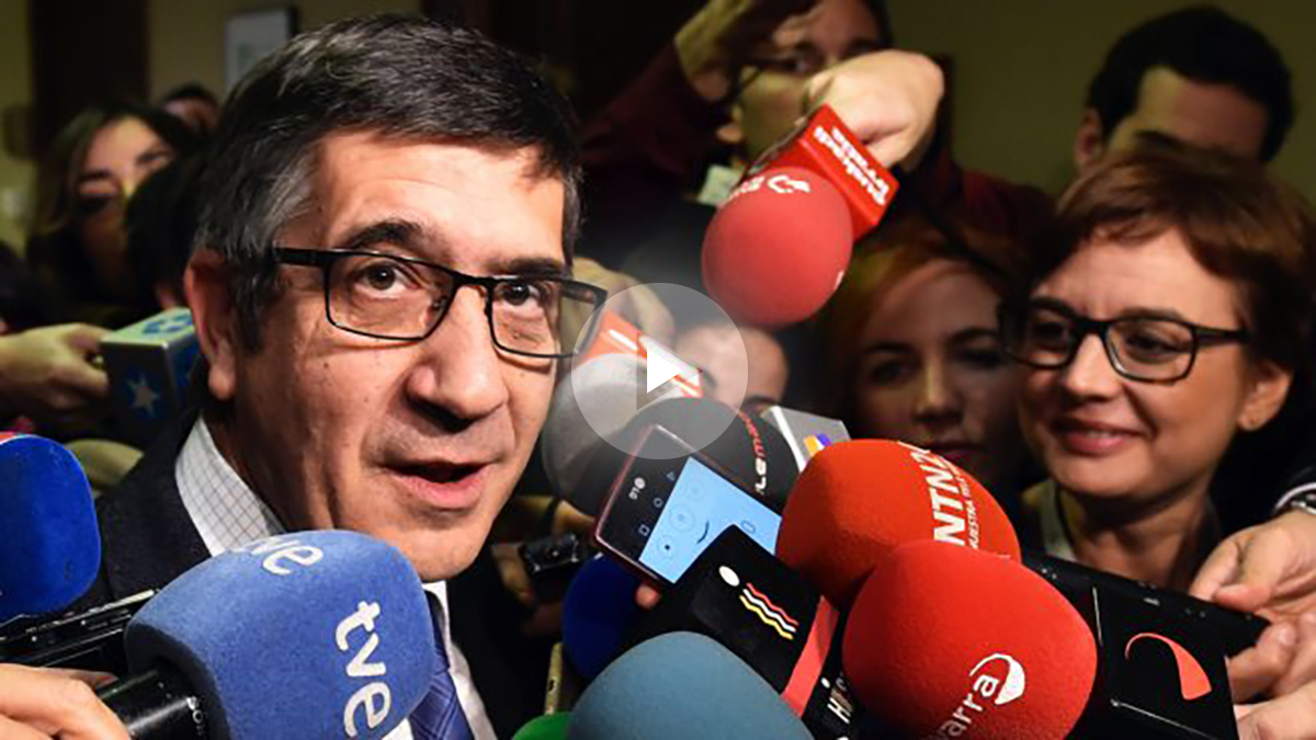 El secretario de Relaciones Políticas del PSOE, Patxi López (Foto: Efe)
